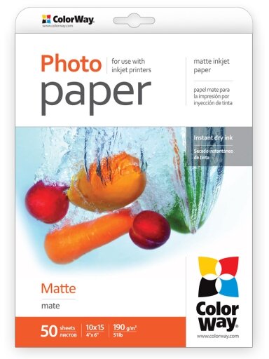 Matte Photo Paper | 190 g/m² | 10x15
