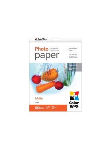 Matte Photo Paper | 190 g/m² | 10x15