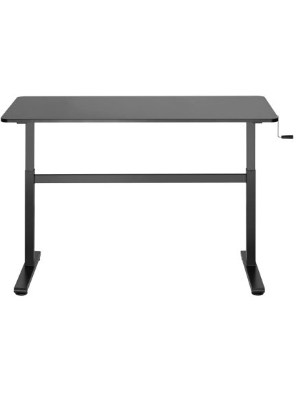 Manually adjustable sit-stand desk EO0027 | 70-117 cm | Maximum load weight 40 kg | Black 3 Manually adjustable sit-stand desk EO0027 | 70-117 cm | Maximum load weight 40 kg | Black 3