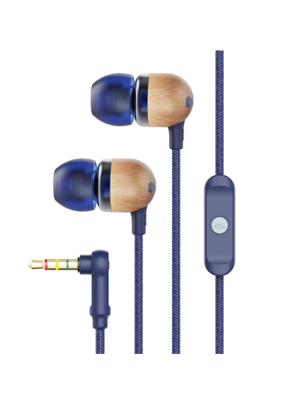 Marley | Earbuds | Smile Jamaica | Wired | In-ear | Microphone | Denim 3