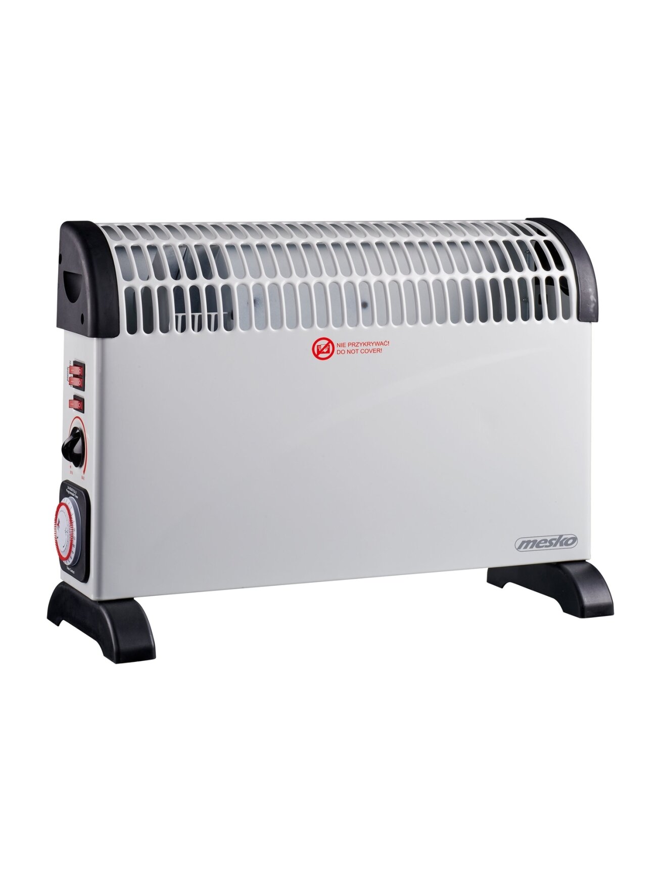 Mesko | Convector Heater with Timer and Turbo Fan | MS 7741w | Convection Heater | 2000 W | Number of power levels 3 | White