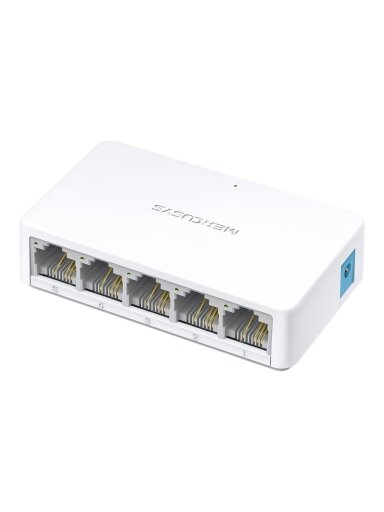 Mercusys | Switch | MS105 | Unmanaged | Desktop | 10/100 Mbps (RJ-45) ports quantity 5 | Power supply type External Mercusys | Switch | MS105 | Unmanaged | Desktop | 10/100 Mbps (RJ-45) ports quantity 5 | Power supply type External