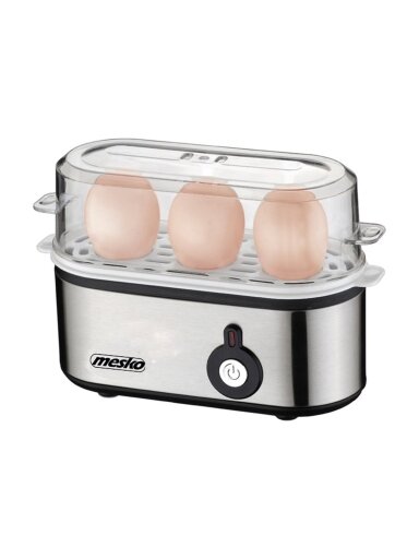 Mesko | Egg boiler | MS 4485 | Stainless steel | 210 W | Functions For 3 eggs Mesko | Egg boiler | MS 4485 | Stainless steel | 210 W | Functions For 3 eggs