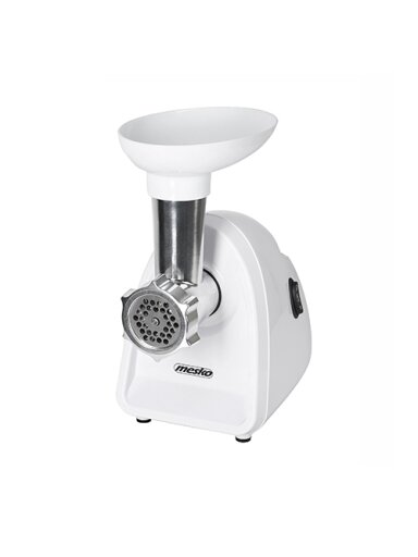 Mesko | Meat mincer | MS 4809 | White | 350 W | Middle size sieve; mince sieve; poppy sieve; plunger; sausage filler Mesko | Meat mincer | MS 4809 | White | 350 W | Middle size sieve; mince sieve; poppy sieve; plunger; sausage filler