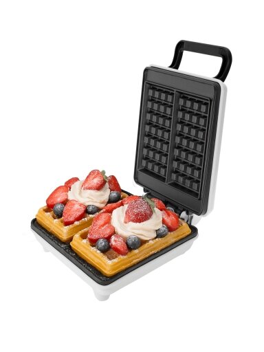 Mesko Waffle Maker | MS 3091 | 1800 W | Number of pastry 2 | Belgium | White Mesko Waffle Maker | MS 3091 | 1800 W | Number of pastry 2 | Belgium | White
