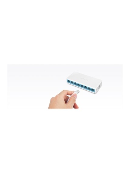 Mercusys | Switch | MS108 | Unmanaged | Desktop | 10/100 Mbps (RJ-45) ports quantity 8 | Power supply type External 3