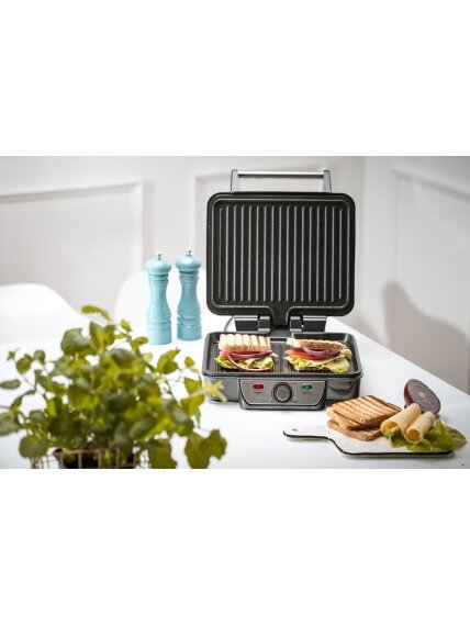 Mesko | Grill | MS 3050 | Contact grill | 1800 W | Black/Stainless steel 7