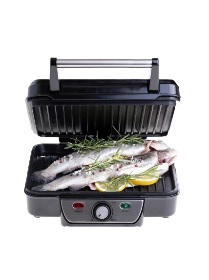 Mesko | Grill | MS 3050 | Contact grill | 1800 W | Black/Stainless steel 9