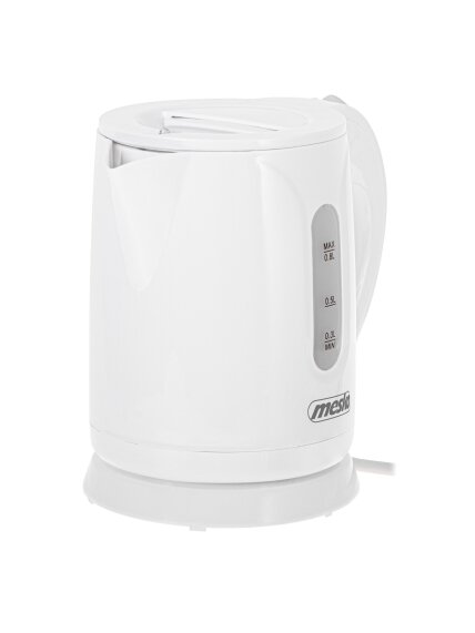 Mesko Kettle | MS 1376 | Electric | 850 W | 0.8 L | Plastic | 360° rotational base | White 1 Mesko Kettle | MS 1376 | Electric | 850 W | 0.8 L | Plastic | 360° rotational base | White 1