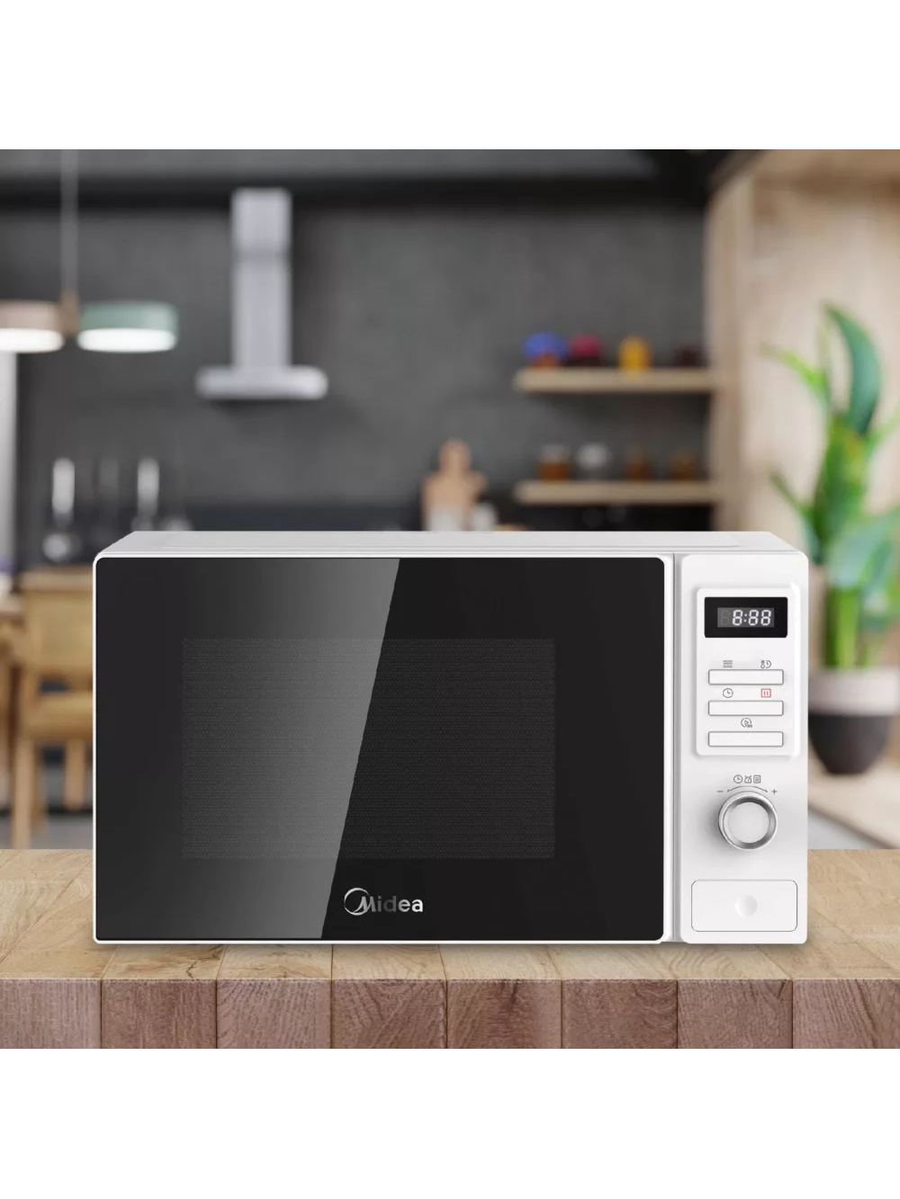 Midea Microwave oven | MAM720C2AT | Free standing | 700 W | White 2 Midea Microwave oven | MAM720C2AT | Free standing | 700 W | White 2