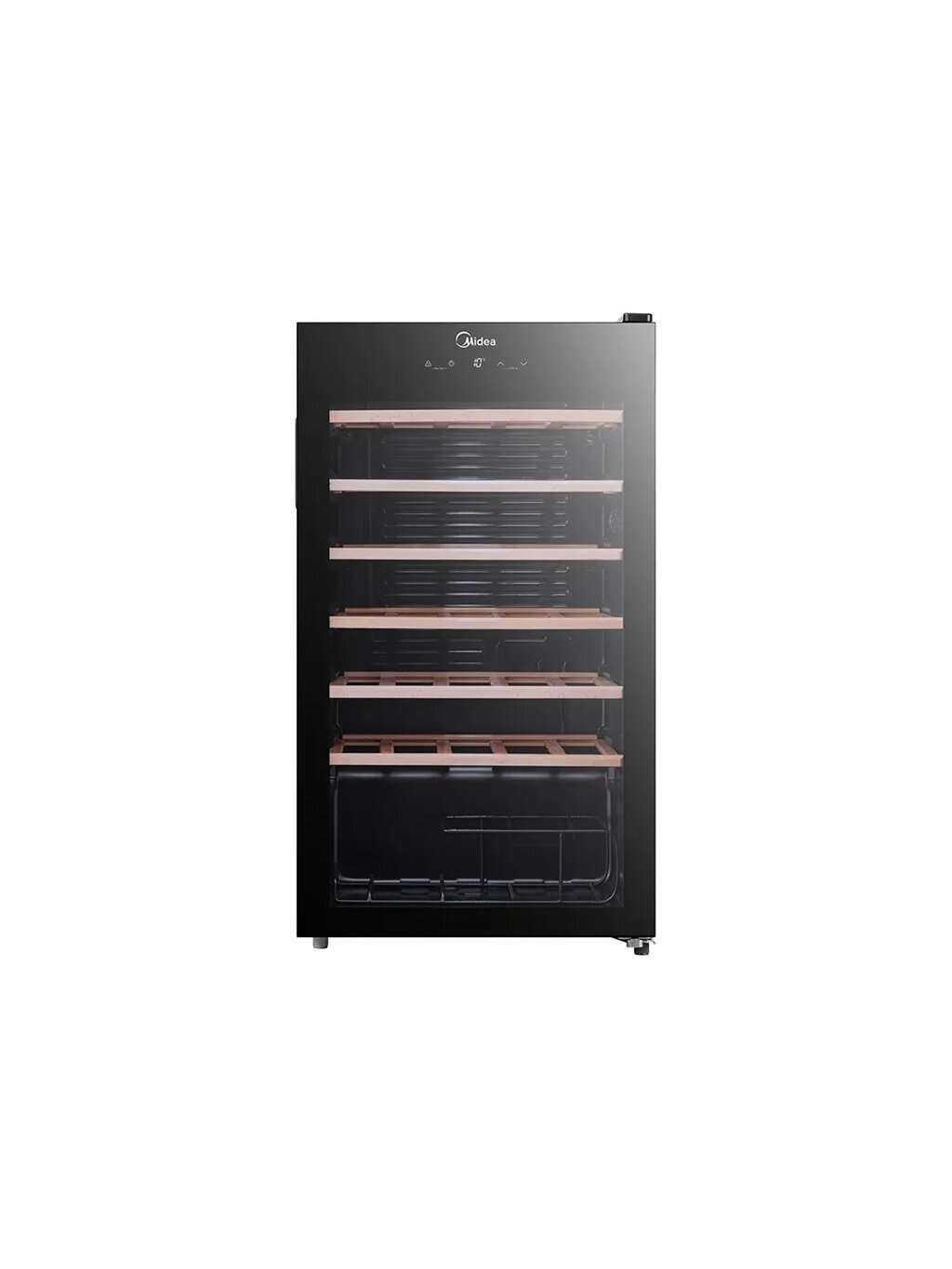 Midea Wine Cooler | MDRW150FGG22W | Energy efficiency class Class G | Free standing | Bottles capacity 34 | Black 1 Midea Wine Cooler | MDRW150FGG22W | Energy efficiency class Class G | Free standing | Bottles capacity 34 | Black 1