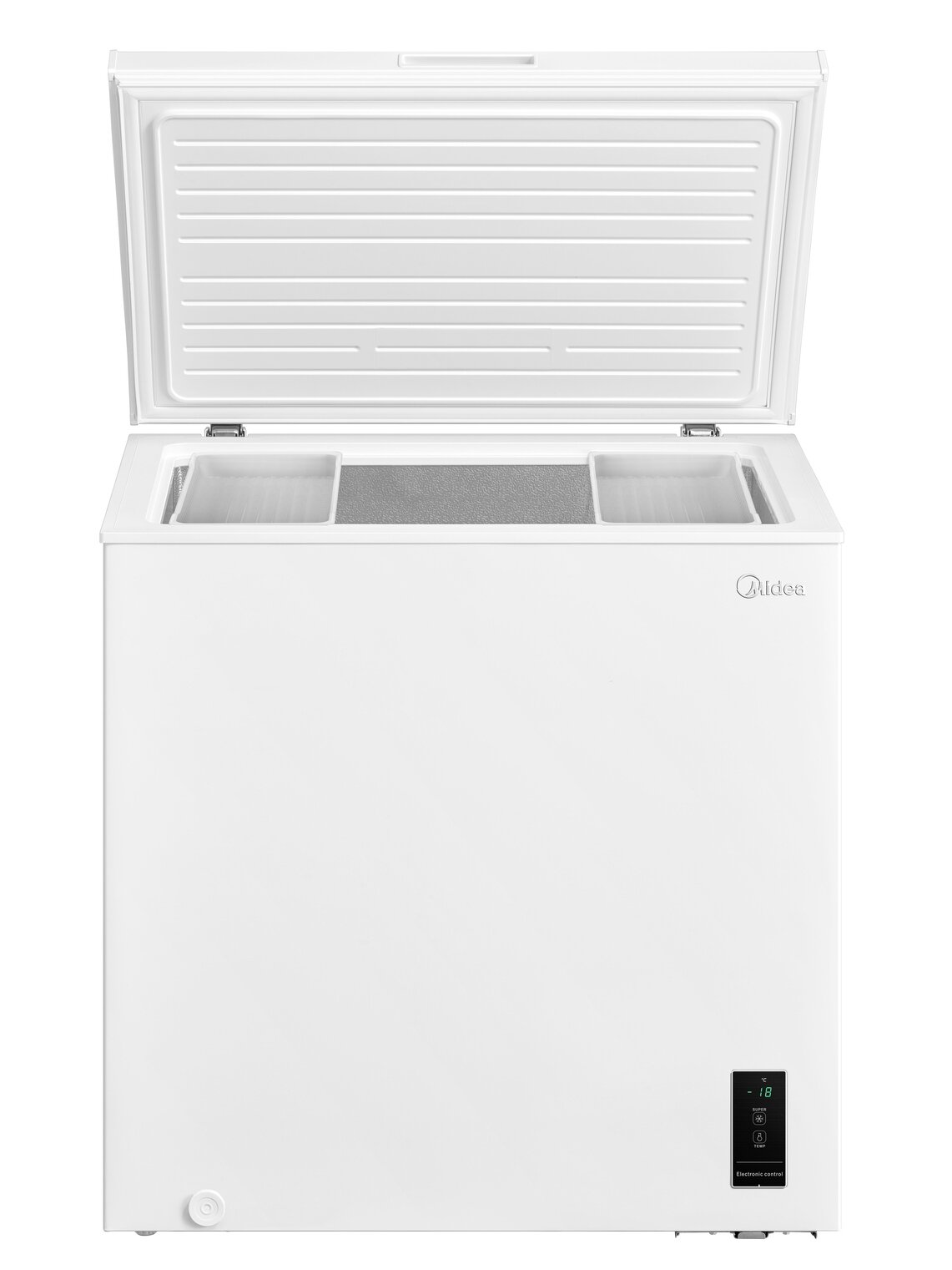 Midea Freezer | MDRC280FEE01 | Energy efficiency class E | Chest | Free standing | Height 85 cm | Total net capacity 198 L | White 1 Midea Freezer | MDRC280FEE01 | Energy efficiency class E | Chest | Free standing | Height 85 cm | Total net capacity 198 L | White 1