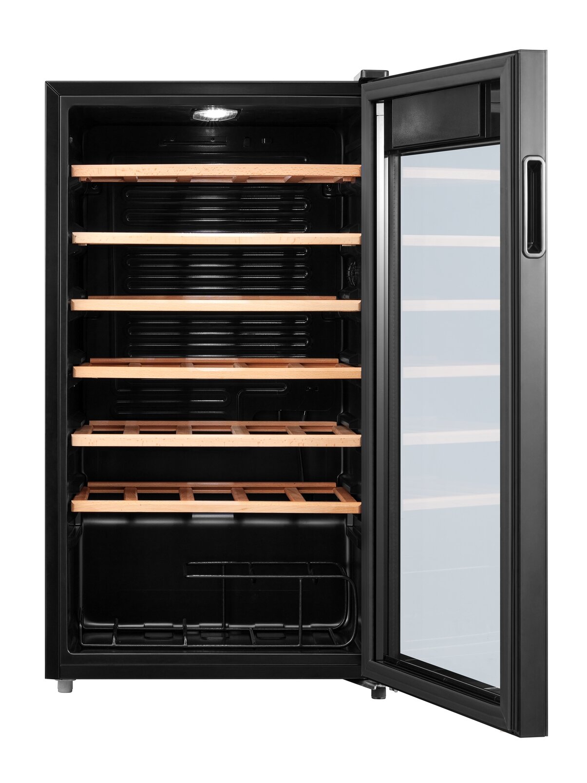 Midea Wine Cooler | MDRW150FGG22W | Energy efficiency class Class G | Free standing | Bottles capacity 34 | Black 3