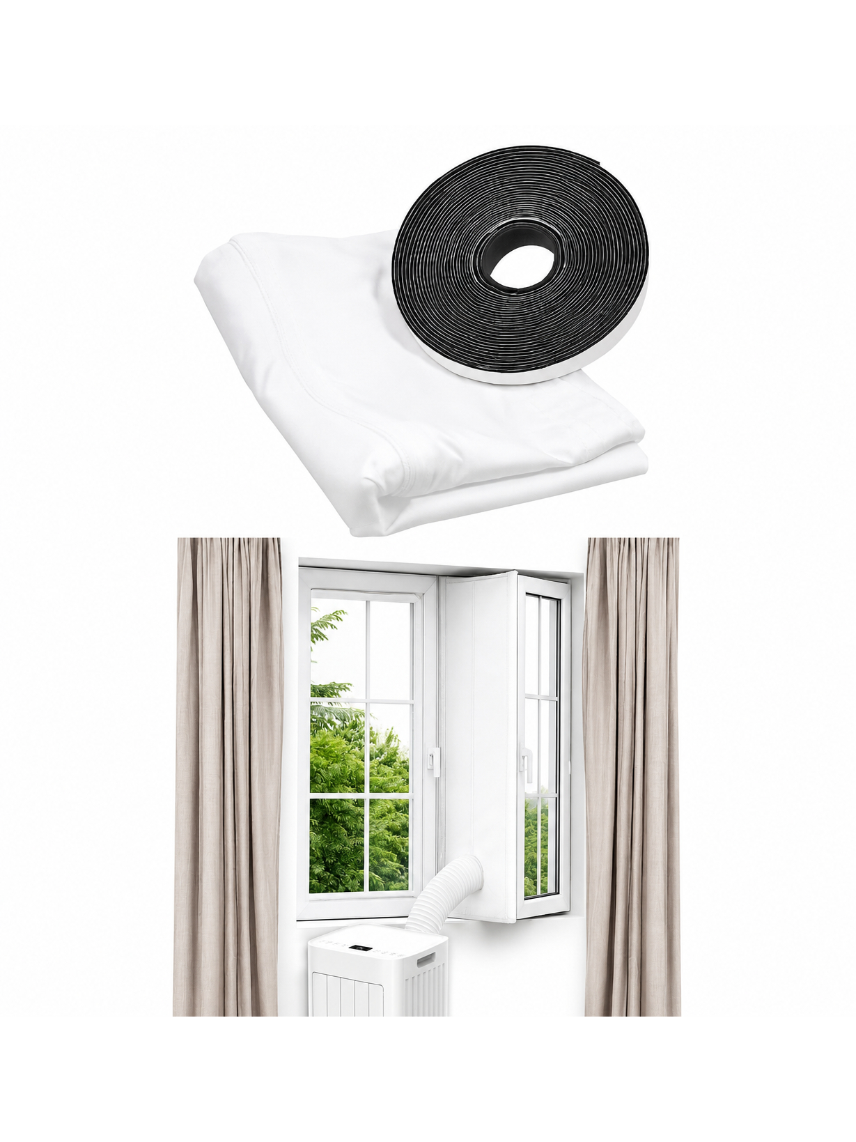 Mill Air Conditioner Window Kit | MPACWK
