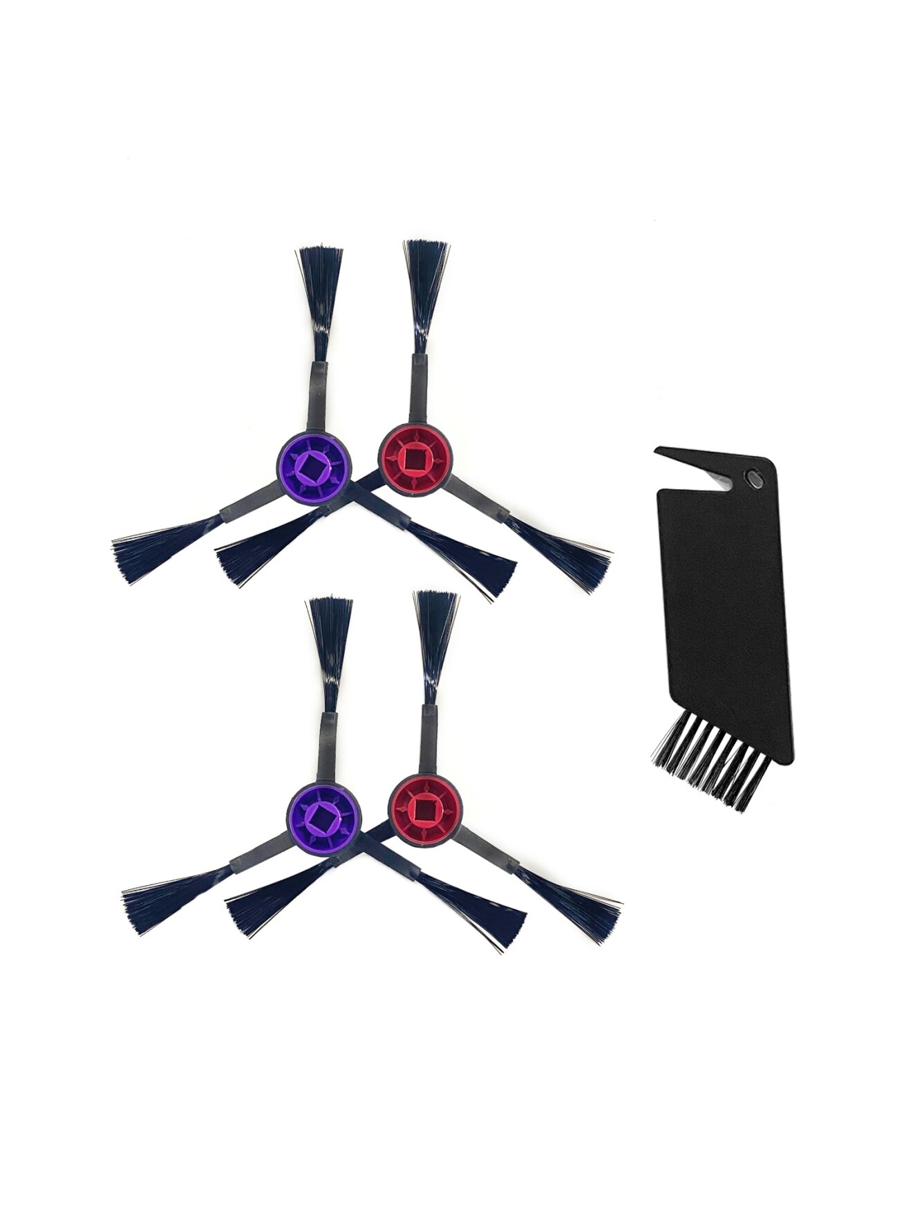 Midea M9 Spare parts kit: 2x Side Brushes L, 2x Side Brushes R, 1x Cleaning Brush Midea M9 Spare parts kit: 2x Side Brushes L, 2x Side Brushes R, 1x Cleaning Brush