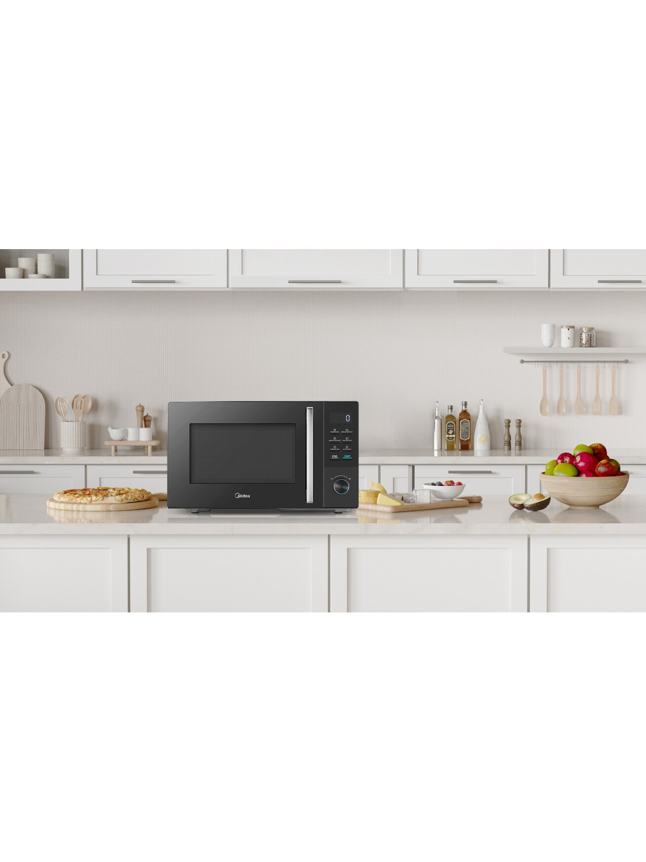 Midea Microwave oven | MMO-AM25VB(BK) | Free standing | 25 L | 900 W | Black 3 Midea Microwave oven | MMO-AM25VB(BK) | Free standing | 25 L | 900 W | Black 3