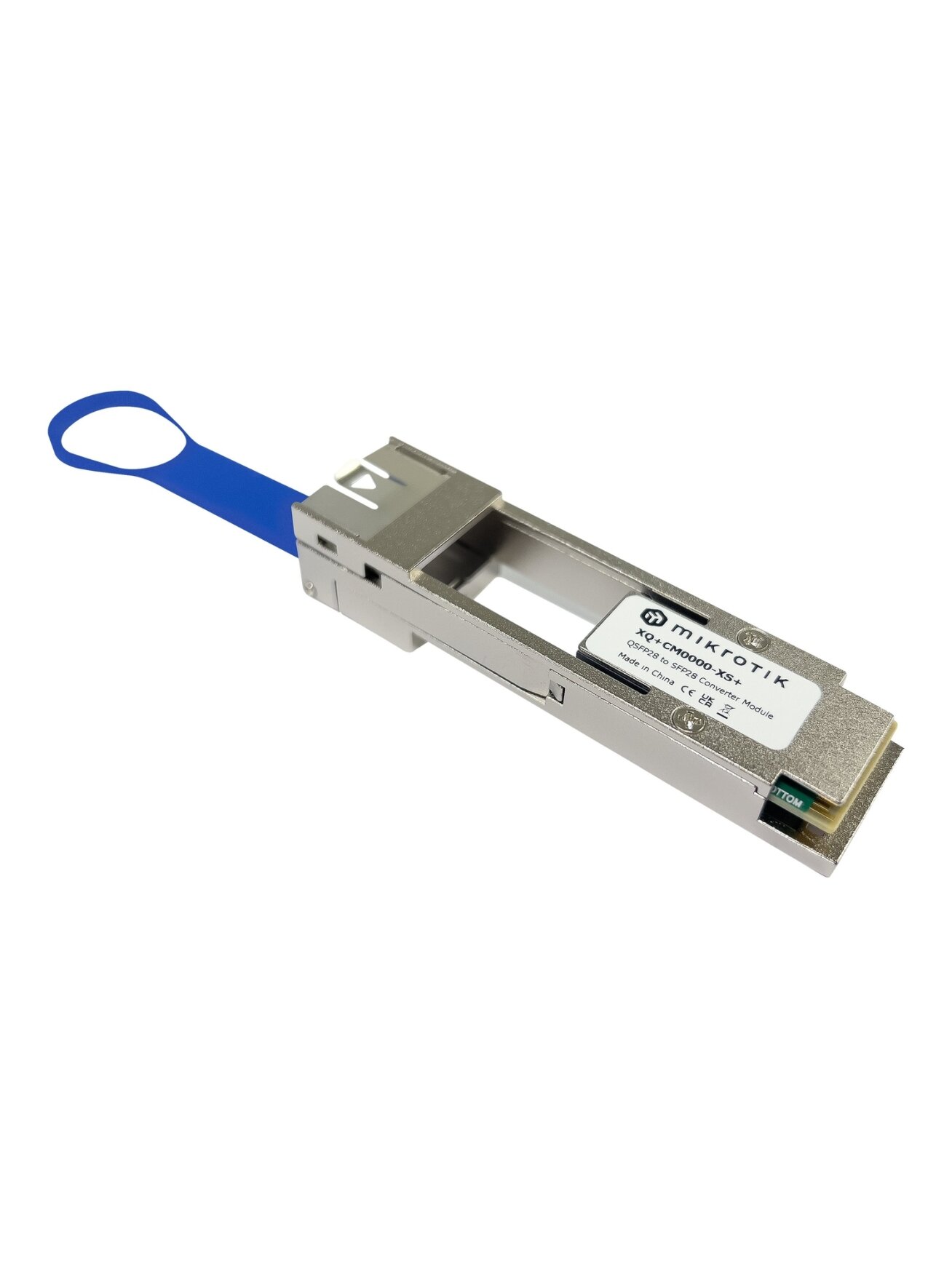 MikroTik | QSFP28 to SFP28 Converter | XQ+CM0000-XS+ | SFP/SFP+/SFP28 | QSFP28 to SFP28 | 25000 Mbit/s | -20 to 85 MikroTik | QSFP28 to SFP28 Converter | XQ+CM0000-XS+ | SFP/SFP+/SFP28 | QSFP28 to SFP28 | 25000 Mbit/s | -20 to 85