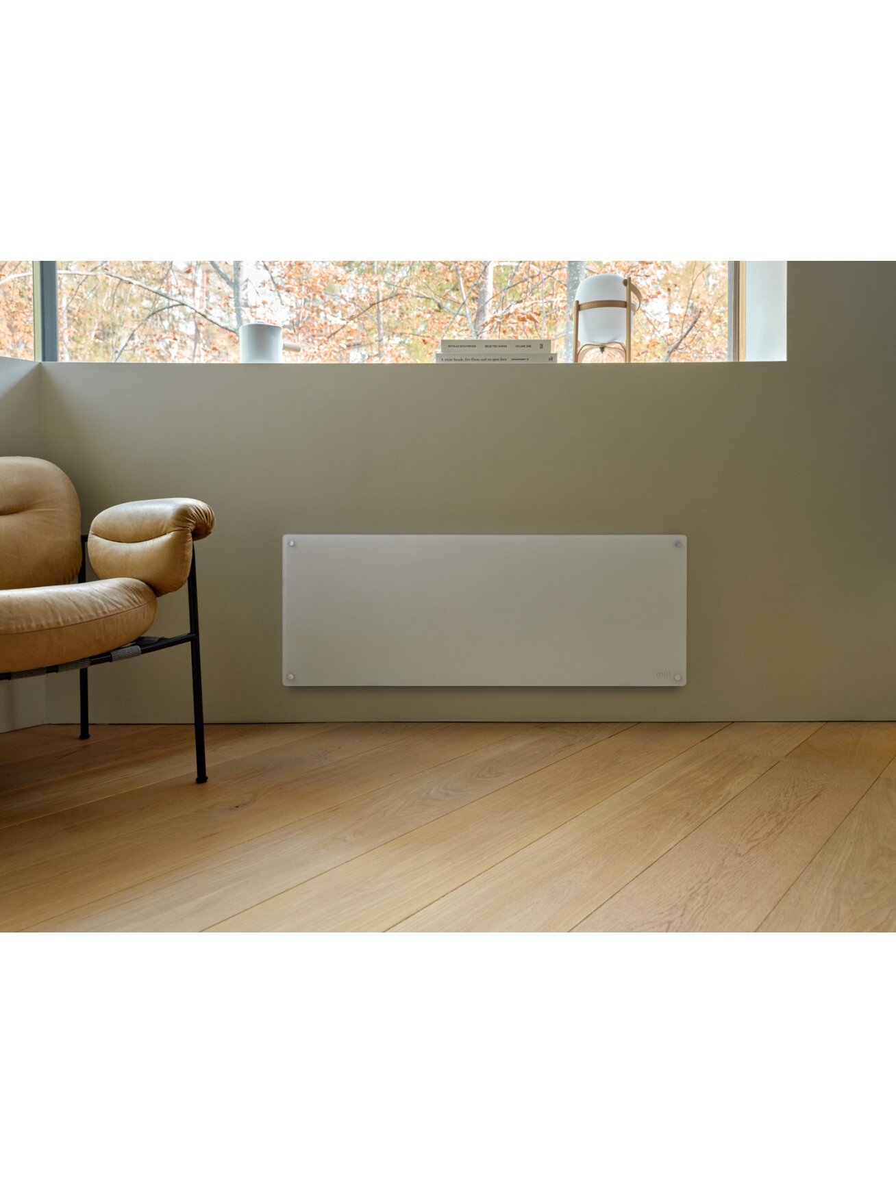 Mill Glass Smart WiFi Panel Heater Gen. 4 | GL1300WIFI4 | Panel Heater | 1300 W | Suitable for rooms up to 15-19 m² | White 1