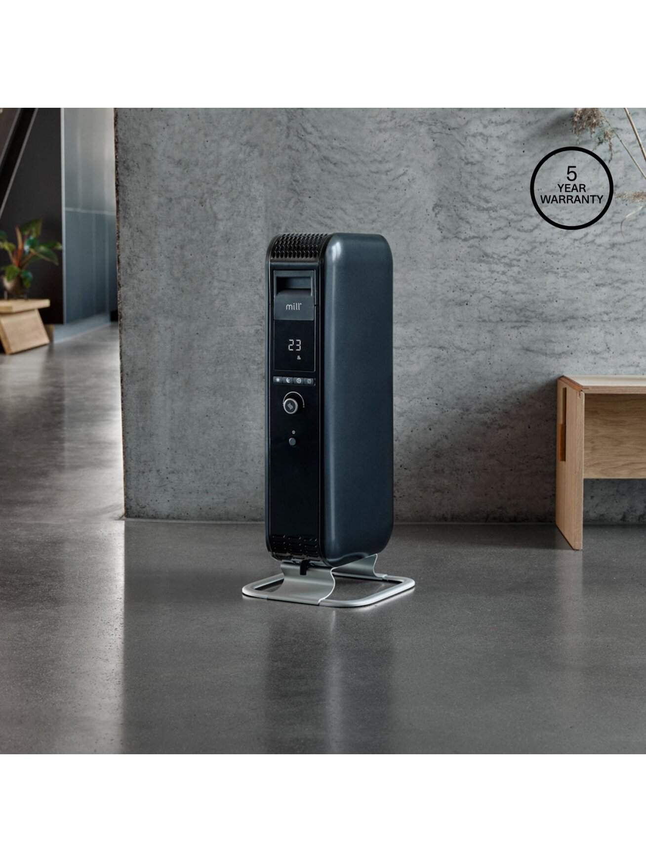 Mill | Heater | AB-H1000DN | Oil Filled Radiator | 1000 W | Number of power levels 3 | Suitable for rooms up to 12-16 m² | Black 1 Mill | Heater | AB-H1000DN | Oil Filled Radiator | 1000 W | Number of power levels 3 | Suitable for rooms up to 12-16 m² | Black 1