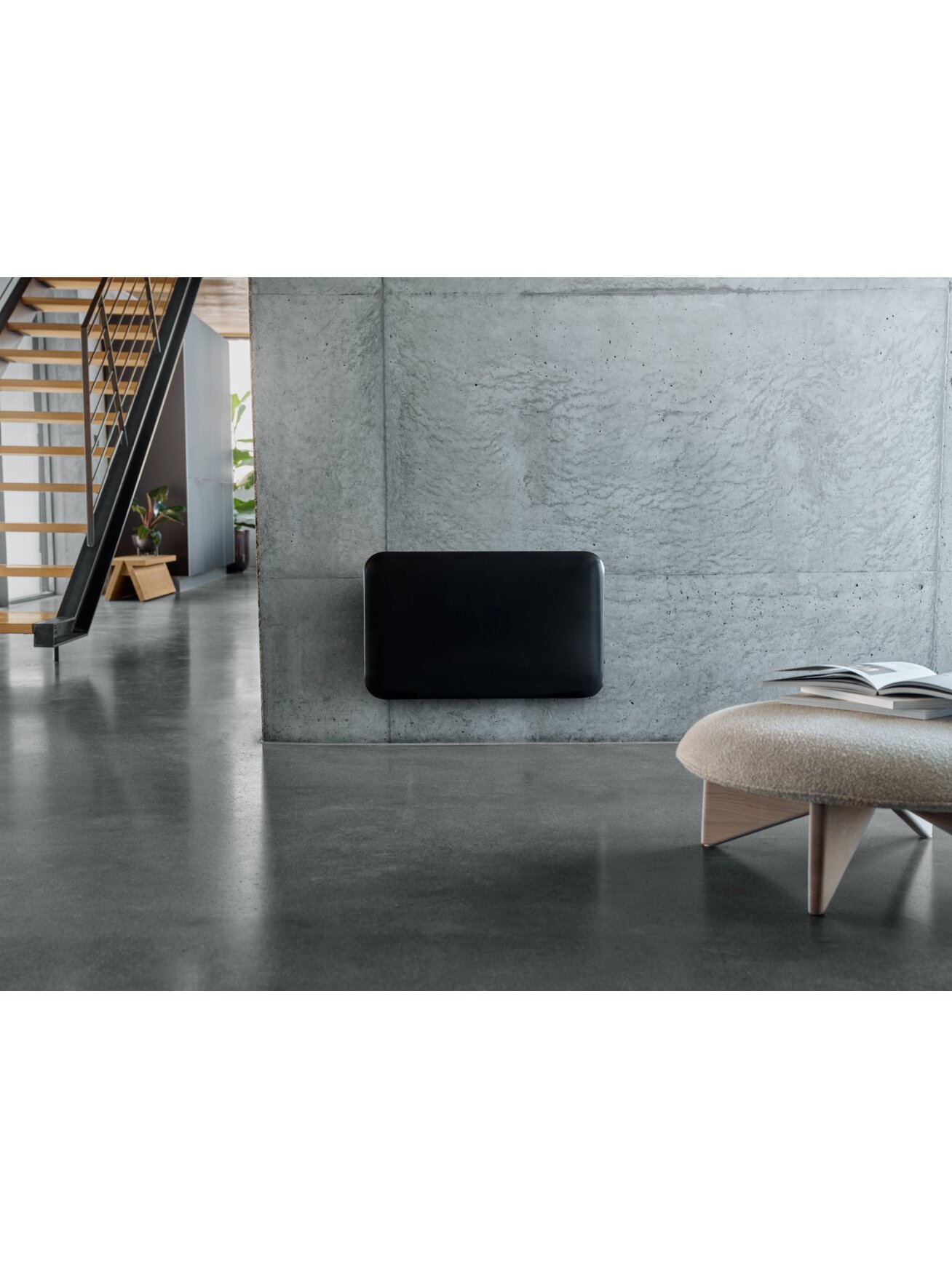 Mill Invisible Smart WiFi Panel Heater | PA700WIFI4B | Panel Heater | 700 W | Suitable for rooms up to 9-12 m² | Black | IPX4 1