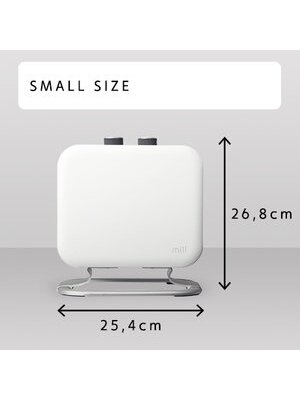 Mill | Heater | CUS1800MECWA | Fan heater | 1800 W | Number of power levels 2 | Suitable for rooms up to 10-30 m² | White 5 Mill | Heater | CUS1800MECWA | Fan heater | 1800 W | Number of power levels 2 | Suitable for rooms up to 10-30 m² | White 5