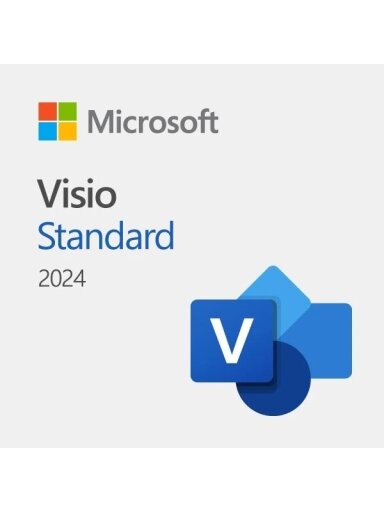 Microsoft Visio Standard 2024 Online Product Key License 1 License Downloadable NR | EP2-07167 | All Languages | ESD