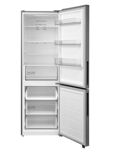 Midea Refrigerator | MDRB548MME46 | Energy efficiency class E | Free standing | Combi | Height 186 cm | No Frost system | Fridge net capacity 271 L | Freezer net capacity 130 L | 35 dB | Grey Midea Refrigerator | MDRB548MME46 | Energy efficiency class E | Free standing | Combi | Height 186 cm | No Frost system | Fridge net capacity 271 L | Freezer net capacity 130 L | 35 dB | Grey