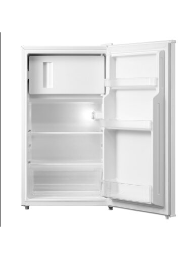 Midea Refrigerator | MDRD125FGE01 | Energy efficiency class E | Free standing | Larder | Height 84.5 cm | Fridge net capacity 68 L | Freezer net capacity 12 L | 41 dB | White