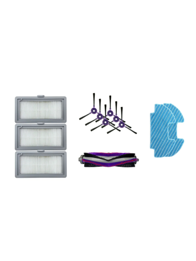 Midea | Spare Parts Kit: 6x Side Brush, 1x Main Brush, 3x HEPA Filter, 2x Mopping Cloth for I5C Midea | Spare Parts Kit: 6x Side Brush, 1x Main Brush, 3x HEPA Filter, 2x Mopping Cloth for I5C