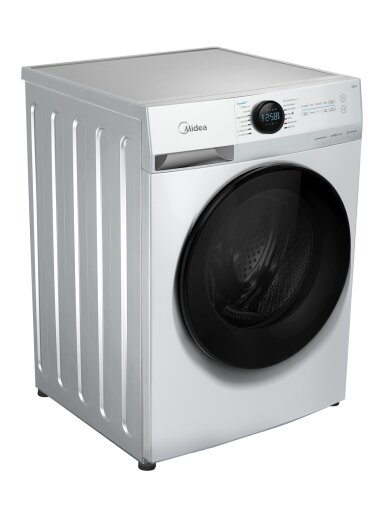 Midea Washing Machine with Dryer | MF200D80WB/W-HR | Energy efficiency class A/E | Front loading | Washing capacity 8 kg | 1400 RPM | Depth 48 cm | Width 60 cm | Digital | Drying system | Drying capacity 6 kg | Steam function | White Midea Washing Machine with Dryer | MF200D80WB/W-HR | Energy efficiency class A/E | Front loading | Washing capacity 8 kg | 1400 RPM | Depth 48 cm | Width 60 cm | Digital | Drying system | Drying capacity 6 kg | Steam function | White
