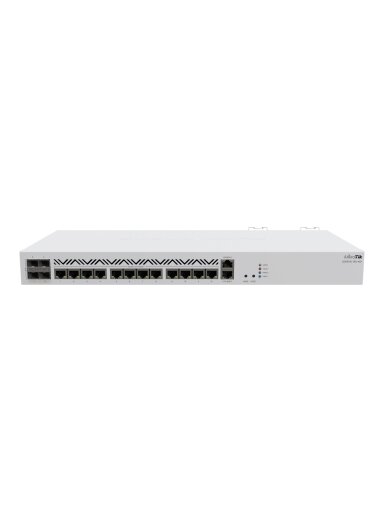 Mikrotik Cloud Core Router CCR2116-12G-4S+, 16-CORE 2 GHZ ARM CPU, 16 GB DDR4 RAM, 4x10G SFP+ ports, 13xGigabit LAN ports, 1x RJ45 Serial port, 1x M.2 slots, 16 core CPU, 16 GB RAM, Dual redundant power supply, RouterOS L6 | Cloud Core Router | CCR2116-12 Mikrotik Cloud Core Router CCR2116-12G-4S+, 16-CORE 2 GHZ ARM CPU, 16 GB DDR4 RAM, 4x10G SFP+ ports, 13xGigabit LAN ports, 1x RJ45 Serial port, 1x M.2 slots, 16 core CPU, 16 GB RAM, Dual redundant power supply, RouterOS L6 | Cloud Core Router | CCR2116-12