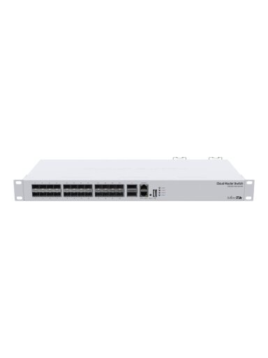 MikroTik Cloud Router Switch 326-24S+2Q+RM with RouterOS L5, 1U rackmount Enclosure MikroTik Cloud Router Switch 326-24S+2Q+RM with RouterOS L5, 1U rackmount Enclosure