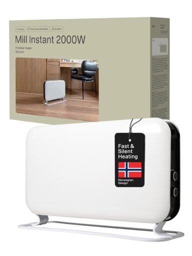 Mill | Heater | SG2000MEC | Convection Heater | 2000 W | Number of power levels 3 | Suitable for rooms up to 5-20 m² | White | N/A Mill | Heater | SG2000MEC | Convection Heater | 2000 W | Number of power levels 3 | Suitable for rooms up to 5-20 m² | White | N/A