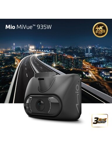 Mio MiVue 935W | GPS | Wi-Fi | Dash Cam | Audio recorder