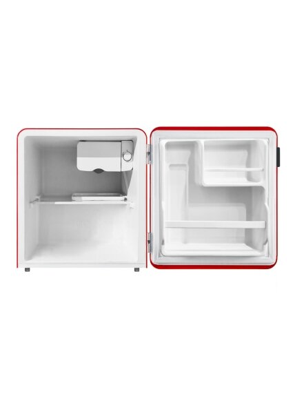 Midea Refrigerator | MDRD86SLE32 | Energy efficiency class E | Free standing | Larder | Height 50 cm | Fridge net capacity 47 L | 41 dB | Red 1 Midea Refrigerator | MDRD86SLE32 | Energy efficiency class E | Free standing | Larder | Height 50 cm | Fridge net capacity 47 L | 41 dB | Red 1