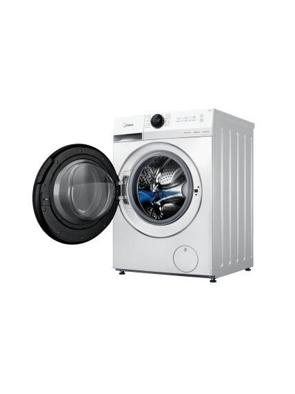 Midea Washing Machine | MF200W80WB/W-HR | Energy efficiency class A | Front loading | Washing capacity 8 kg | 1400 RPM | Depth 48 cm | Width 60 cm | Display | LCD | Steam function | White 1 Midea Washing Machine | MF200W80WB/W-HR | Energy efficiency class A | Front loading | Washing capacity 8 kg | 1400 RPM | Depth 48 cm | Width 60 cm | Display | LCD | Steam function | White 1