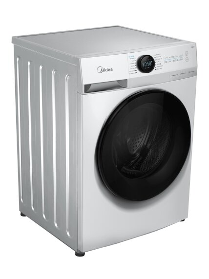 Midea Washing Machine | MF200W80WB/W-HR | Energy efficiency class A | Front loading | Washing capacity 8 kg | 1400 RPM | Depth 48 cm | Width 60 cm | Display | LCD | Steam function | White 2 Midea Washing Machine | MF200W80WB/W-HR | Energy efficiency class A | Front loading | Washing capacity 8 kg | 1400 RPM | Depth 48 cm | Width 60 cm | Display | LCD | Steam function | White 2