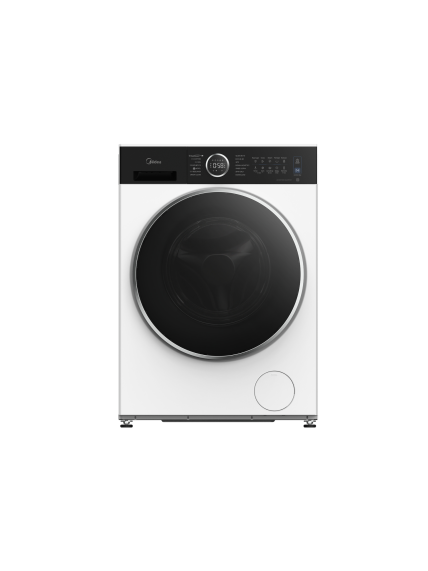 Midea Washing Machine | MF205W80BA30/W-BK | Energy efficiency class A | Front loading | Washing capacity 8 kg | 1400 RPM | Depth 49 cm | Width 60 cm | Display | LED | White 1