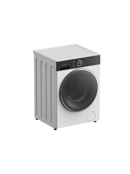 Midea Washing Machine | MF205W80BA30/W-BK | Energy efficiency class A | Front loading | Washing capacity 8 kg | 1400 RPM | Depth 49 cm | Width 60 cm | Display | LED | White 5