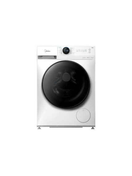 Midea Washing Machine with Dryer | MF200D80WB/W-HR | Energy efficiency class A/E | Front loading | Washing capacity 8 kg | 1400 RPM | Depth 48 cm | Width 60 cm | Digital | Drying system | Drying capacity 6 kg | Steam function | White 3