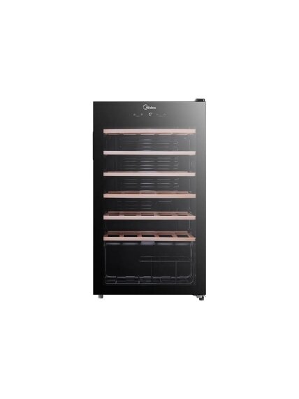 Midea Wine Cooler | MDRW150FGG22W | Energy efficiency class Class G | Free standing | Bottles capacity 34 | Black 1 Midea Wine Cooler | MDRW150FGG22W | Energy efficiency class Class G | Free standing | Bottles capacity 34 | Black 1