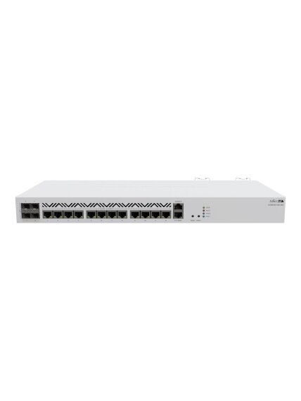 Mikrotik Cloud Core Router CCR2116-12G-4S+, 16-CORE 2 GHZ ARM CPU, 16 GB DDR4 RAM, 4x10G SFP+ ports, 13xGigabit LAN ports, 1x RJ45 Serial port, 1x M.2 slots, 16 core CPU, 16 GB RAM, Dual redundant power supply, RouterOS L6 | Cloud Core Router | CCR2116-12 1