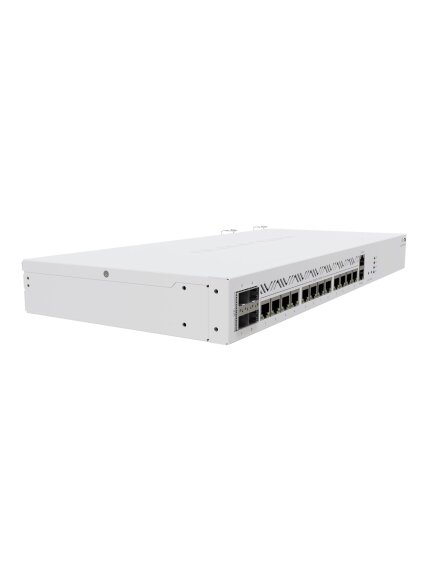 Mikrotik Cloud Core Router CCR2116-12G-4S+, 16-CORE 2 GHZ ARM CPU, 16 GB DDR4 RAM, 4x10G SFP+ ports, 13xGigabit LAN ports, 1x RJ45 Serial port, 1x M.2 slots, 16 core CPU, 16 GB RAM, Dual redundant power supply, RouterOS L6 | Cloud Core Router | CCR2116-12 2