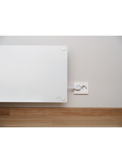 Mill Glass Smart WiFi Panel Heater Gen. 4 | GL400WIFI4 | Panel Heater | 400 W | Suitable for rooms up to 4-6 m² | White | IPX4 3