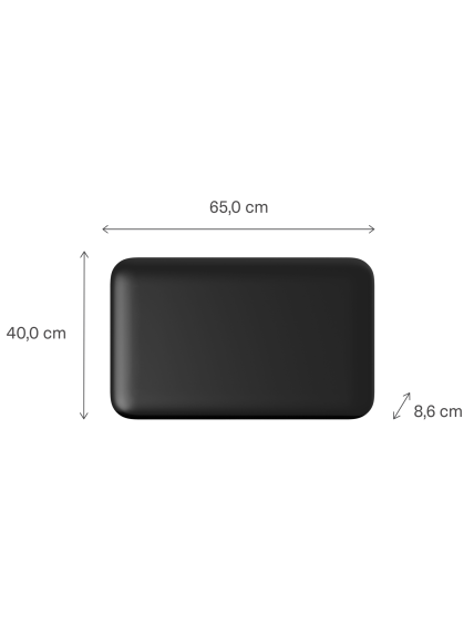 Mill Invisible Smart WiFi Panel Heater | PA700WIFI4B | Panel Heater | 700 W | Suitable for rooms up to 9-12 m² | Black | IPX4 8