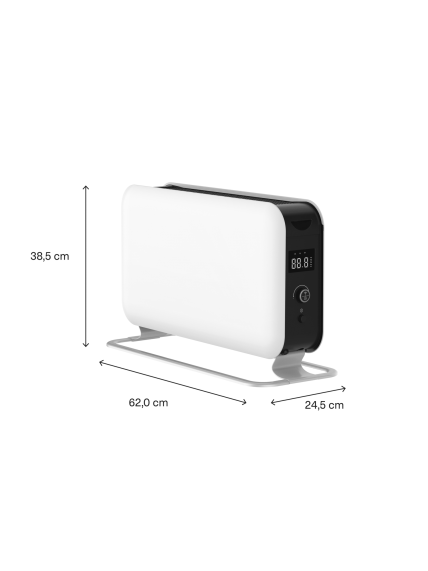Mill | Portable Heater | CO1500MAXWIFI3 | Convection Heater | 1500 W | Suitable for rooms up to 14-18 m² | White | IPX4 3 Mill | Portable Heater | CO1500MAXWIFI3 | Convection Heater | 1500 W | Suitable for rooms up to 14-18 m² | White | IPX4 3