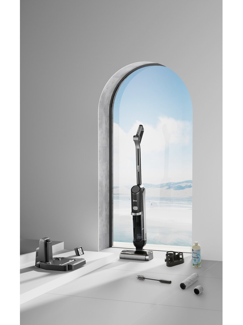 Midea Cordless Vacuum Cleaner | X10 Wet and Dry | 220 W | 22.2 V | Operating time (max) 35 min | Black 7