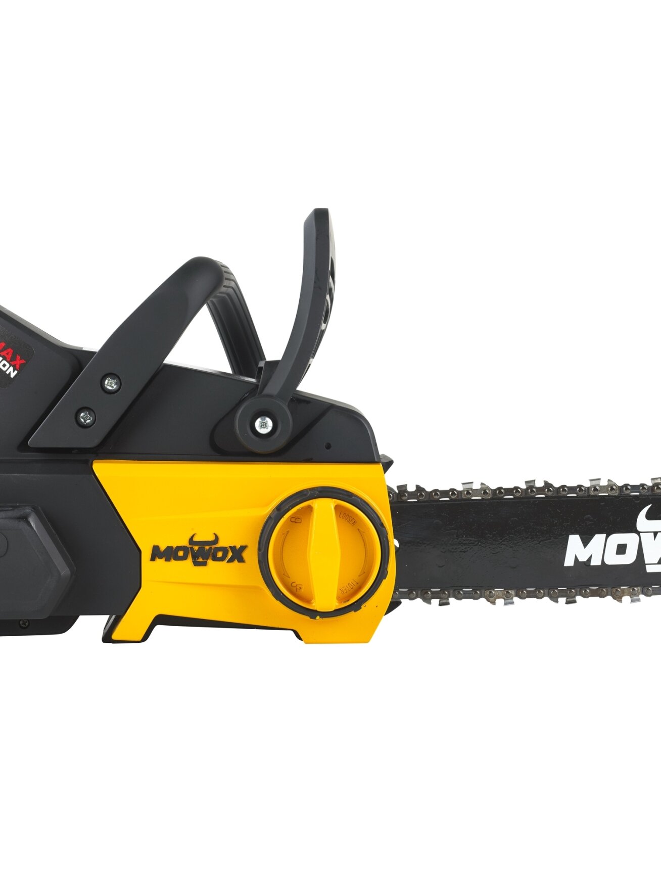 MoWox | Excel Series Hand Held Battery Chain Saw With Toolless Saw Chain Tension System (Without Battery and Charger) | ECS 4062 Li | 62 V | Lithium-ion technology 1 MoWox | Excel Series Hand Held Battery Chain Saw With Toolless Saw Chain Tension System (Without Battery and Charger) | ECS 4062 Li | 62 V | Lithium-ion technology 1