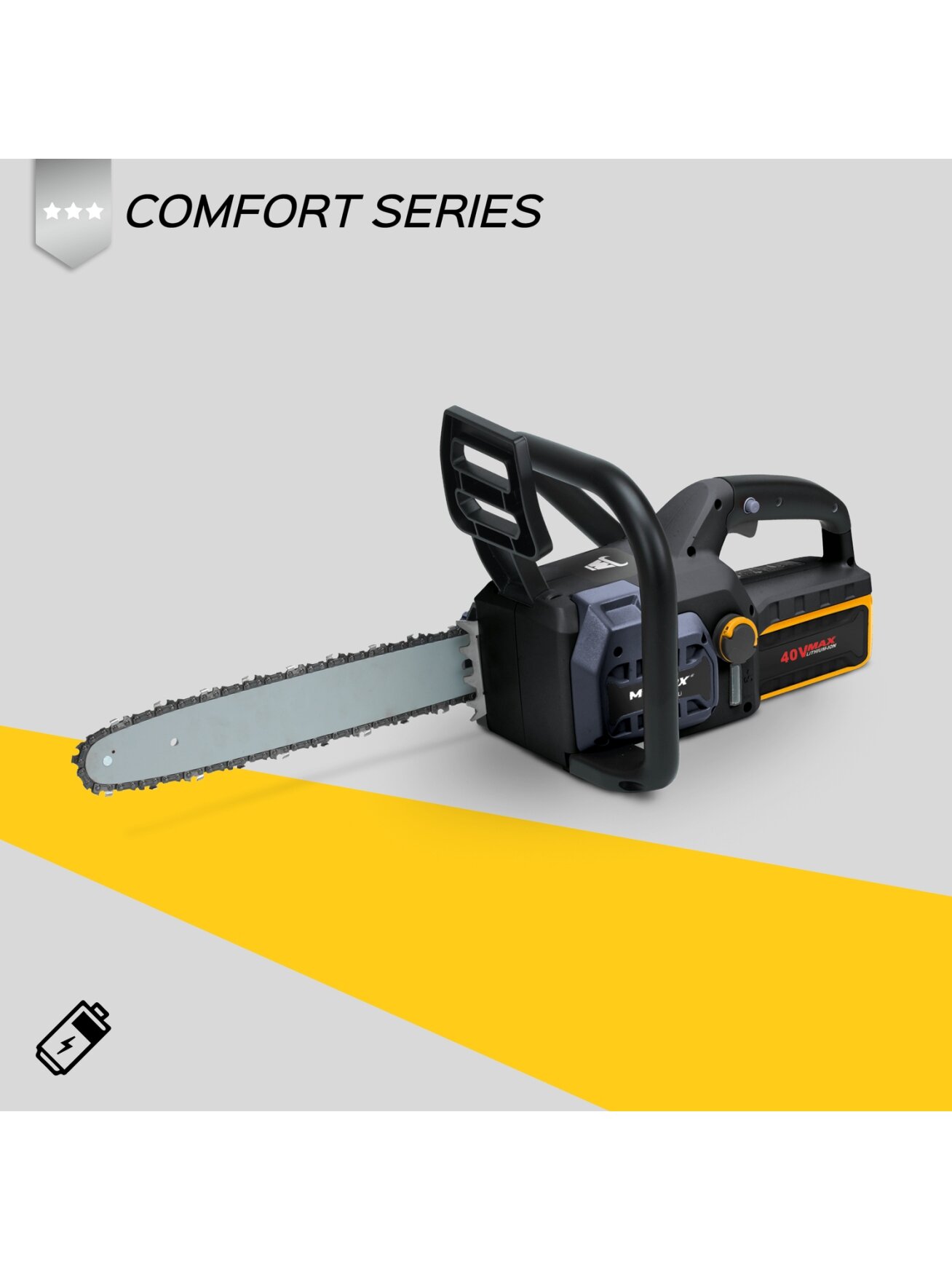 MoWox | Hand Held Battery Chain Saw (without battery) | ECS 3540 Li | 40 V | Lithium-ion technology 4 MoWox | Hand Held Battery Chain Saw (without battery) | ECS 3540 Li | 40 V | Lithium-ion technology 4