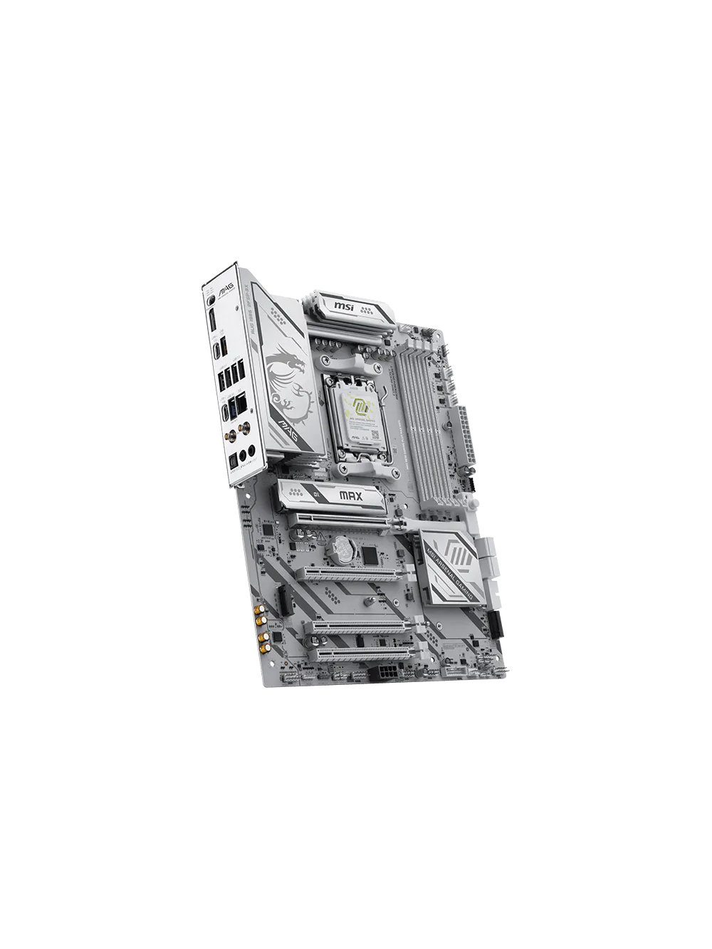 MSI MAG B850 GAMING PLUS MAX WIFI | Processor family AMD | Processor socket AM5 | DDR5 | Supported hard disk drive interfaces SATA, M.2 | Number of SATA connectors 4 2 MSI MAG B850 GAMING PLUS MAX WIFI | Processor family AMD | Processor socket AM5 | DDR5 | Supported hard disk drive interfaces SATA, M.2 | Number of SATA connectors 4 2